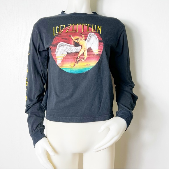 LED ZEPPELIN ZOSO Graphic Concert Tshirt long Printed Sleeve XS 2003 Myth Gem - Picture 2 of 9